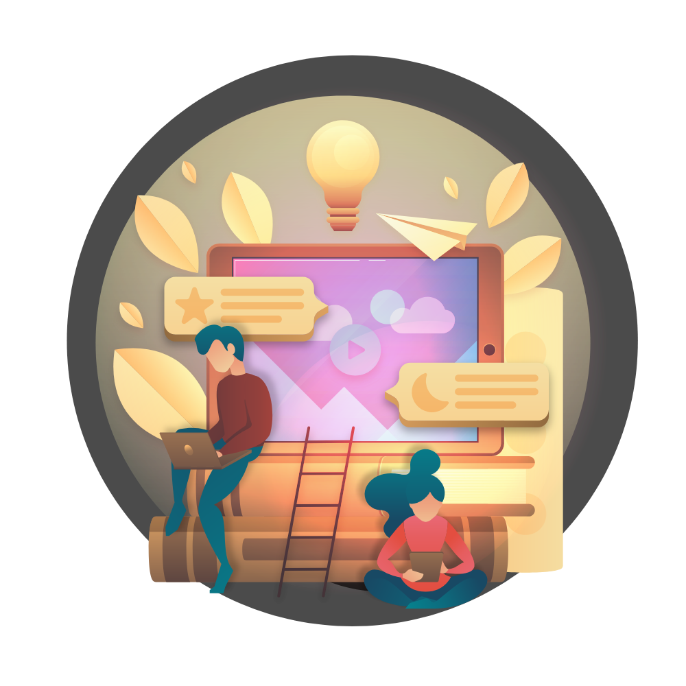 Mobile App Development Illustration