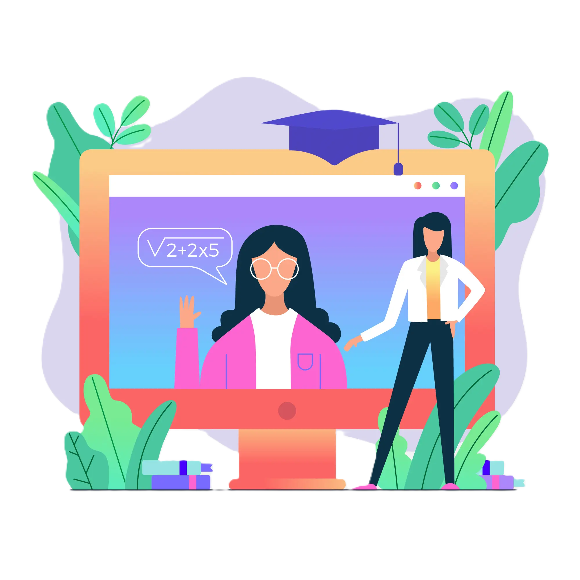 Mobile App Development Illustration