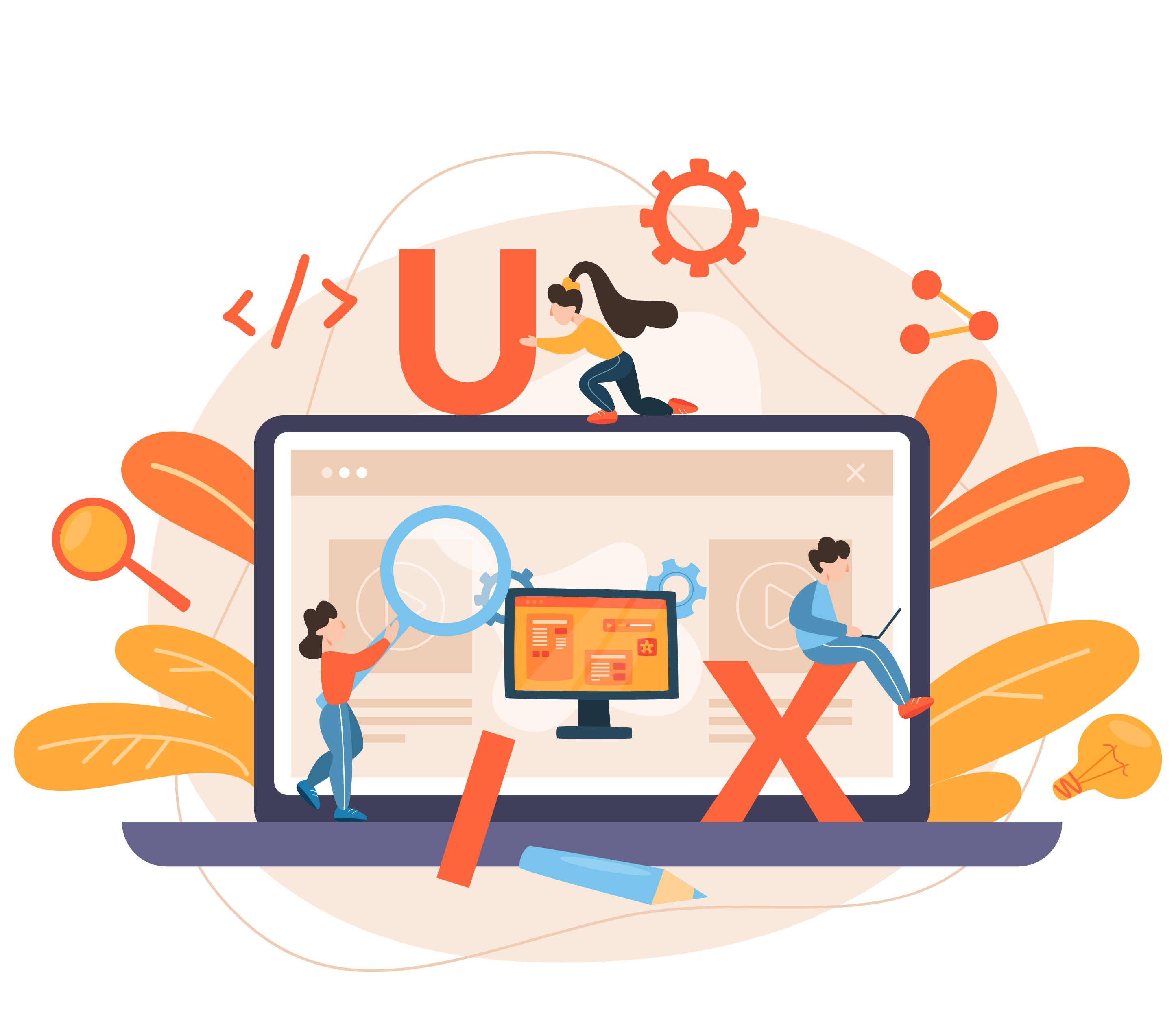 Web Development Illustration